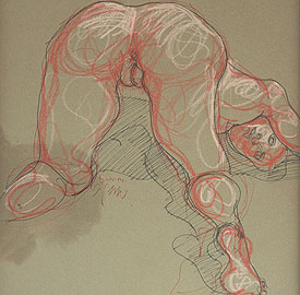 Sabine - dessin 24 x32 cm - Jean-Pierre Ceytaire