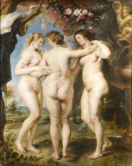 Rubens - Les Trois Grâces vers 1635 musée du Prado