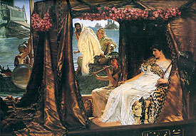 Cléopâtre et Marc Antoine - Alma Tadema