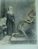 auto-flagellation de nonne