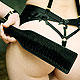 lingerie Bordelle et paddle en croco Paul Seville - Mise en cage 