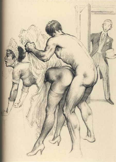 Pencil Drawing Old Time Sex