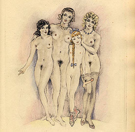 Edouard Chimot - illustration de 3 filles de leur m&egrave;re 1926 - planche 2 