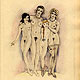 Edouard Chimot - illustration de 3 filles de leur m&egrave;re 1926 - planche 2 