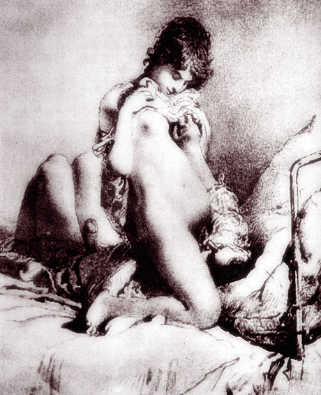 dessin de Mihaly von Zichy (1827-1906)