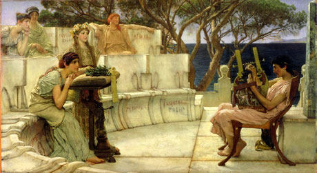 Sappho et Alcaeus - Alma Tadema - circa 1881