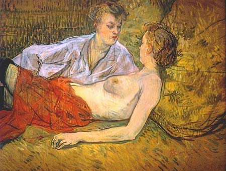Les Deux Amies - H. Toulouse Lautrec