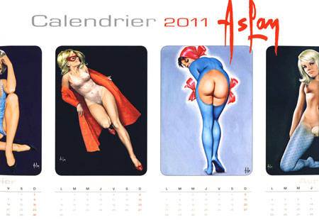 Aslan - Pin-up - Calendrier 2011