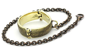 blackring - ballring en bronze - Rosebuds