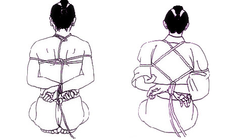 Kinbaku - bondage japonais - 2 figures de cet art très codifié