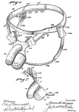 Chastity belt de Heyser - schéma pour dépôt de brevet 
