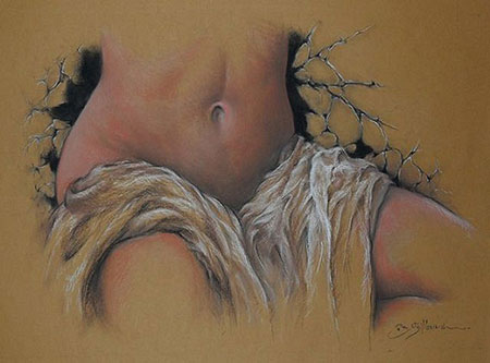 Bruno Guillaume - pastel sur papier