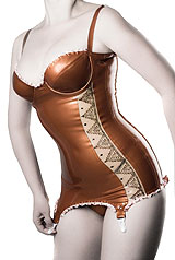 Guêpière latex HMS latex