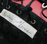 corset Béatrice Moreau - détail des finitions corset Béatrice Moreau - détail des finitions
