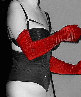 Serre-taille sur mesure Béatrice Moreau et soutien-gorge Bordelle Serre-taille Béatrice Moreau et soutien-gorge Bordelle