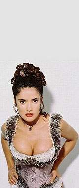 Salma Hayek en corset