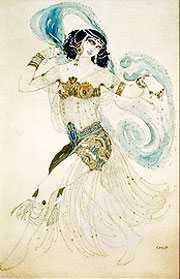 Salomé -Danse des 7 voiles - Léon Bakst 1908