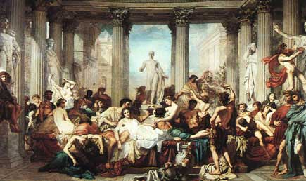 Orgie romaine - Les Romains de la Décadence 1847 - Thomas Couture 