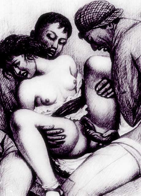 Viol - dessin de Fameni
