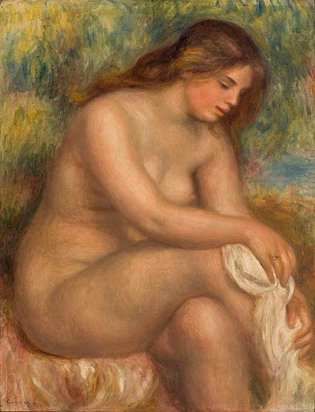 Renoir - Baigneuse s'essuyant la jambe - musée d'Art de Sao Paulo