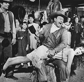 McLintock - la fess&eacute;e de John Wayne &agrave; Maureen O_Hara
