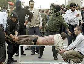 flagellation publique en Iran 