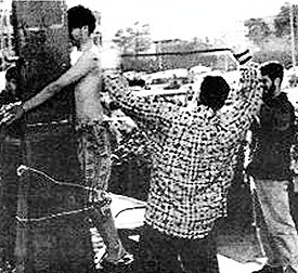 Condamné à la flagellation en Iran