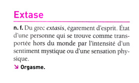 Larousse de la sexualité : Extase