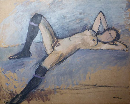 Albert Marquet - Etude de nu - huile sur panneau 65 x 81 cm - circa 1912