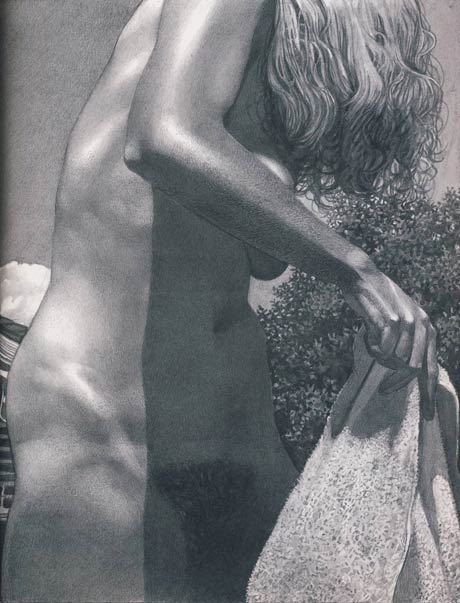 femme nue debout au soleil - Quinn Parris - La voisine