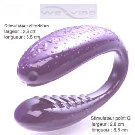 We-Vibe : double stimulation et possibilité de pénétration simultanée