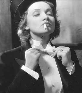 Marlèle Dietrich androgyne